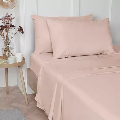 100% Luxury Cotton Plain Dyed Flat Sheets - Vantona Home Sheeting