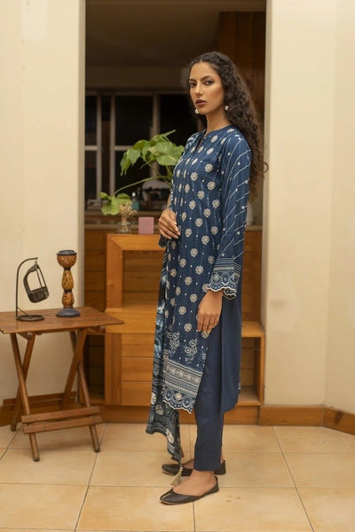 Ready To Wear Lakhany 3 Piece Embroidered Cottel Suit LSM-2490
