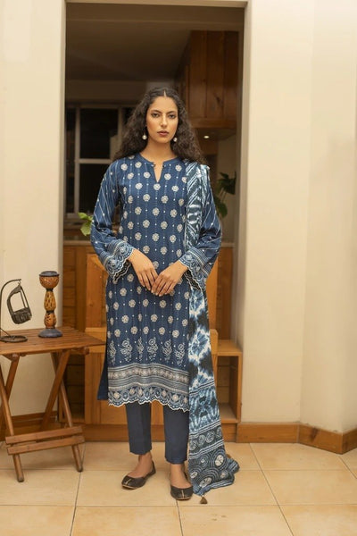 Ready To Wear Lakhany 3 Piece Embroidered Cottel Suit LSM-2490