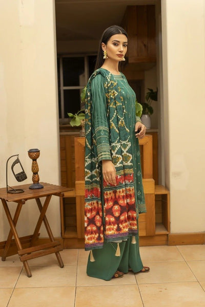 Ready To Wear Lakhany 3 Piece Embroidered Cottel Suit LSM-2493