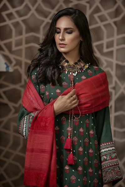 Ready To Wear Lakhany 03 Piece Embroidered Fancy Slub Suit LSM-2564
