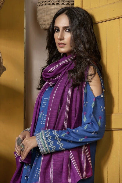 Ready To Wear Lakhany 03 Piece Embroidered Fancy Slub Suit LSM-2569