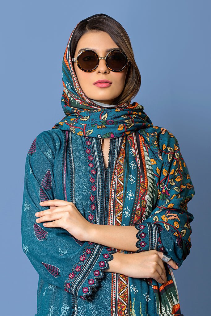 Lakhany 3 Piece Stitched Embroidered Suit LSM-2970
