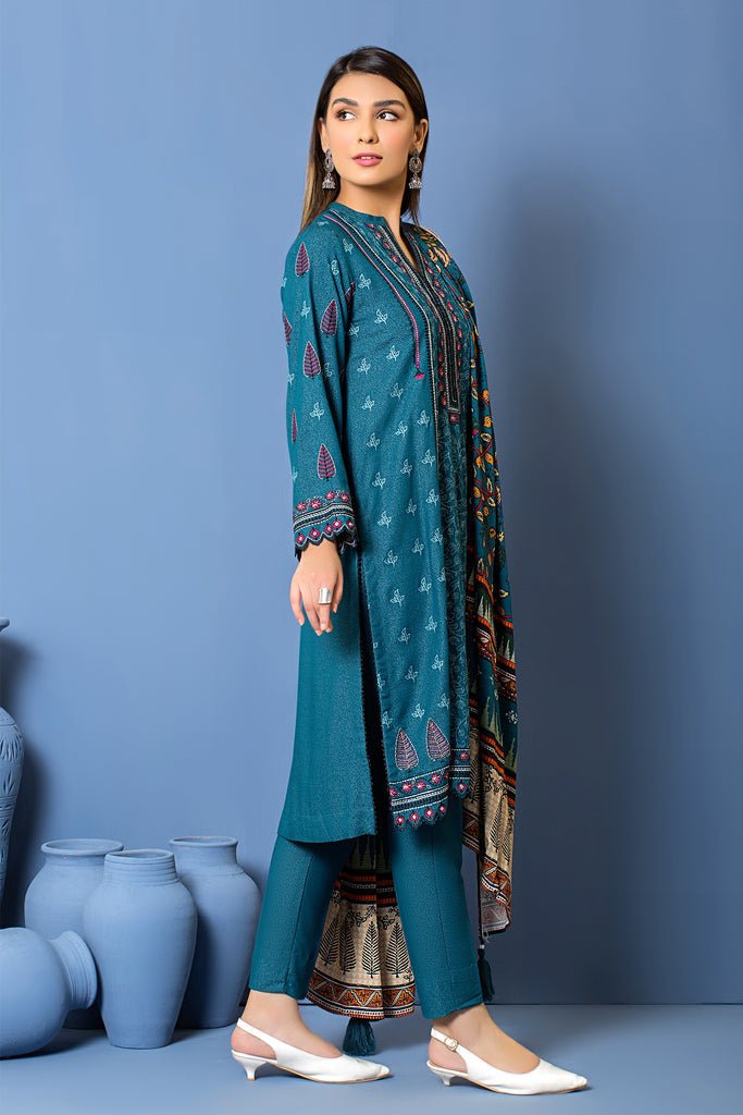 Lakhany 3 Piece Stitched Embroidered Suit LSM-2970