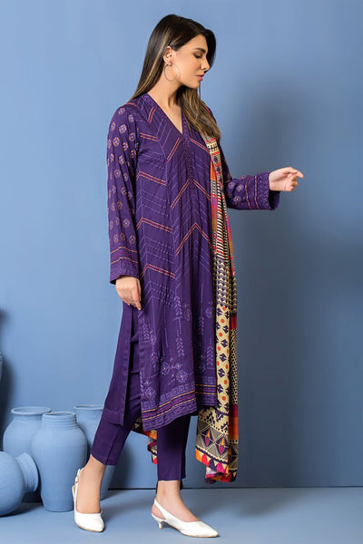 Lakhany 3 Piece Stitched Embroidered Suit LSM-2963