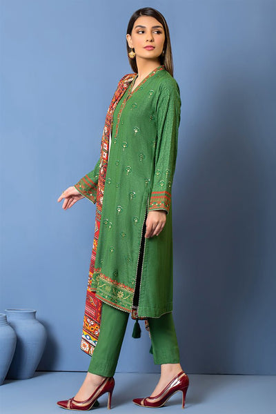 Lakhany 3 Piece Stitched Embroidered Suit LSM-2972