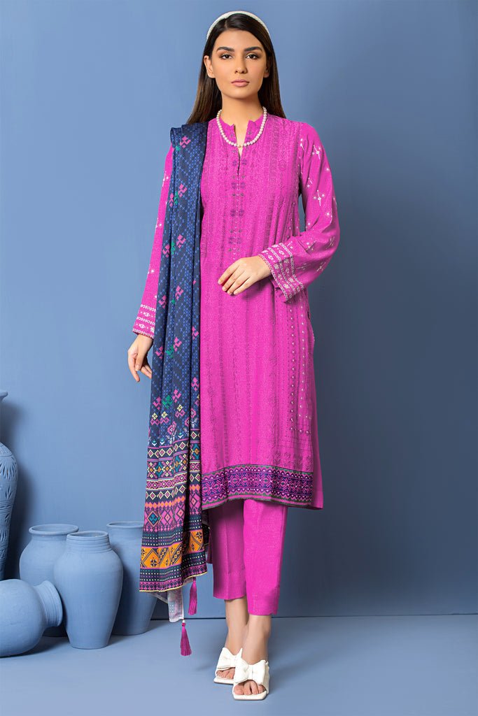 Lakhany 3 Piece Stitched Embroidered Suit LSM-2964