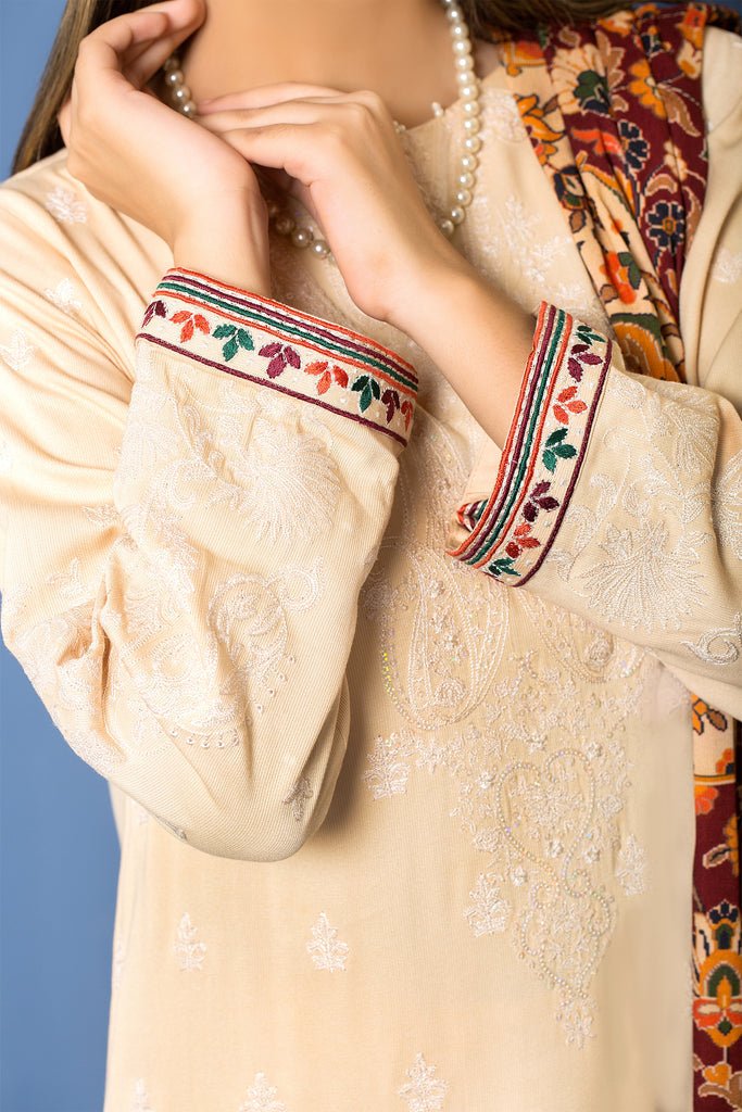 Lakhany 3 Piece Stitched Embroidered Suit LSM-2965