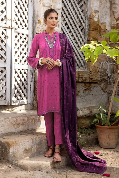 Lakhany 3 Piece Winter Unstitched Slub Peach Suit WES-BA-0002
