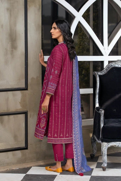 Lakhany 3 Piece Unstitched Embroidered Karandi Suit WKE-7016