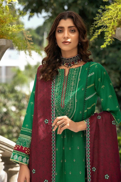 Lakhany 3 Piece Unstitched Embroidered Karandi Suit WKE-7020