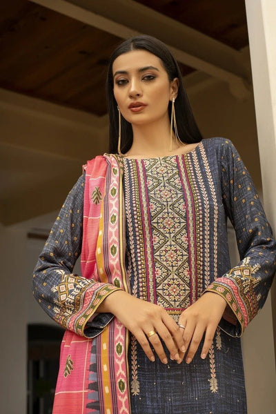 Ready To Wear Lakhany 3 Piece Embroidered Cottel Suit LSM-2487