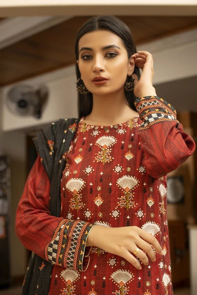 Ready To Wear Lakhany 3 Piece Embroidered Cottel Suit LSM-2485
