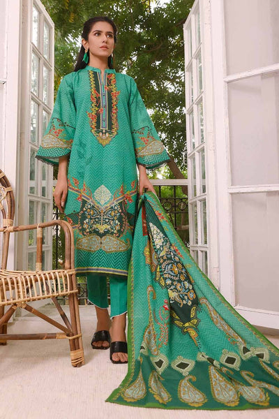 Gul Ahmed 3PC Printed Khaddar Stitched Suit WNS-12102