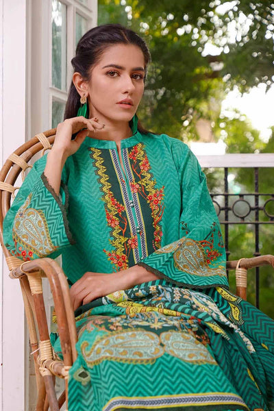 Gul Ahmed 3PC Printed Khaddar Stitched Suit WNS-12102