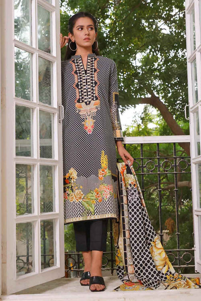 Gul Ahmed 3PC Printed Khaddar Stitched Suit WNS-12115