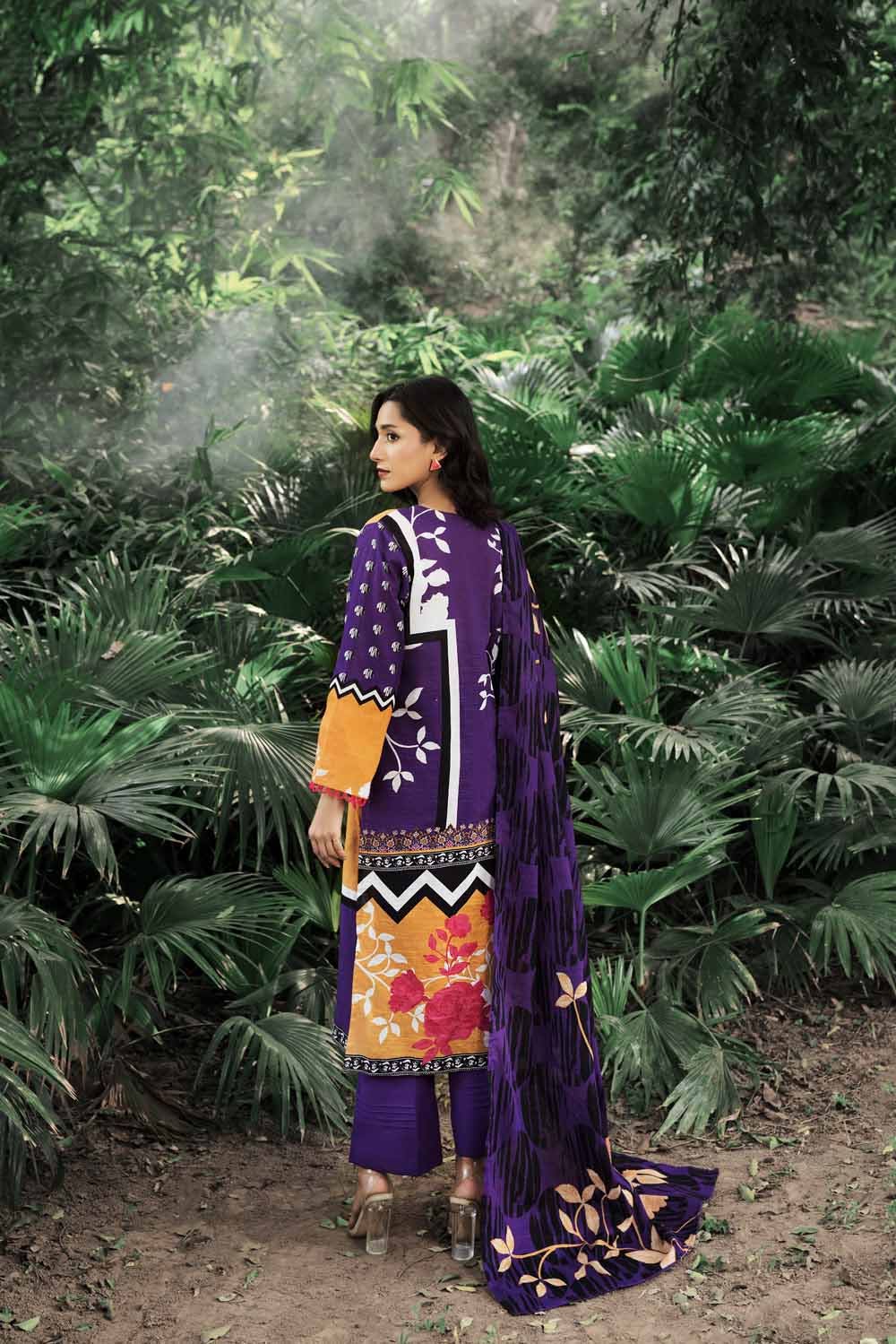 Gul Ahmed 3PC Stitched Khaddar Suit WR-22014