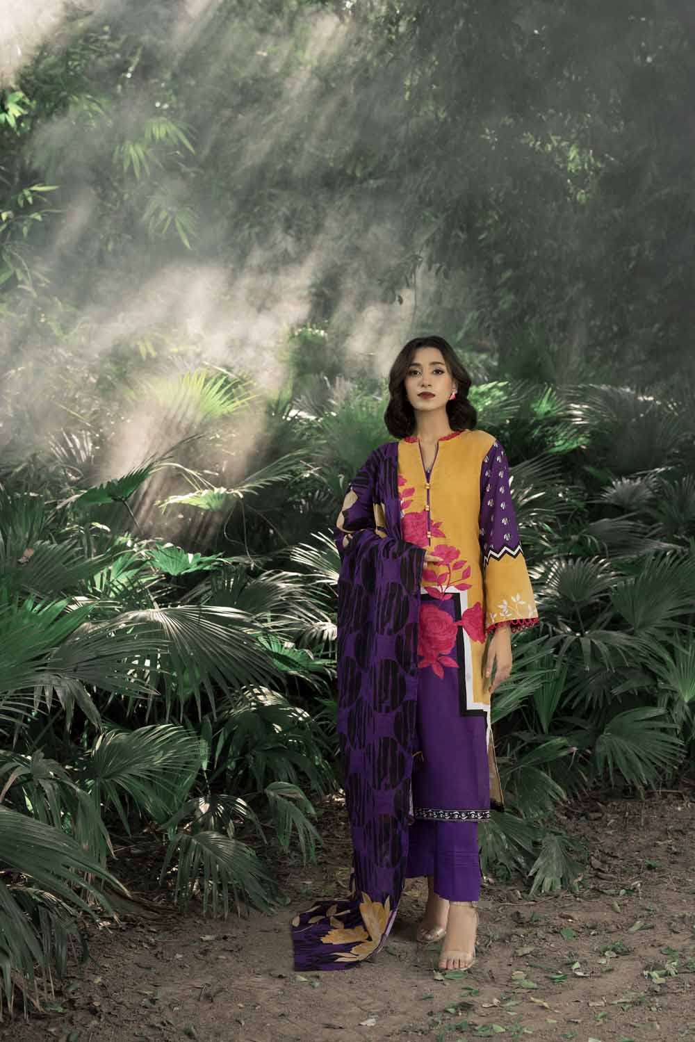Gul Ahmed 3PC Stitched Khaddar Suit WR-22014