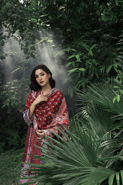 Gul Ahmed 3PC Stitched Khaddar Suit WR-22028