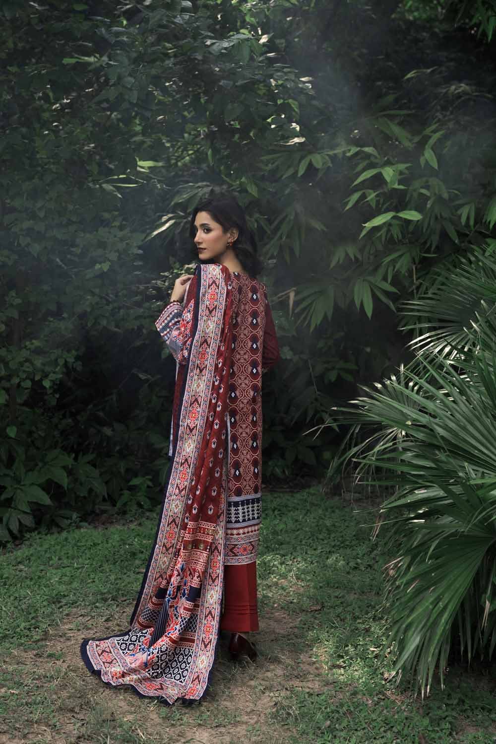 Gul Ahmed 3PC Stitched Khaddar Suit WR-22028