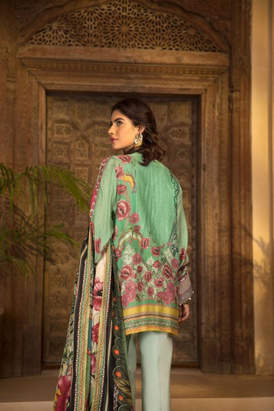 Sapphire 3 Piece Unstitched Suit ZIRCON BLOOM-V3