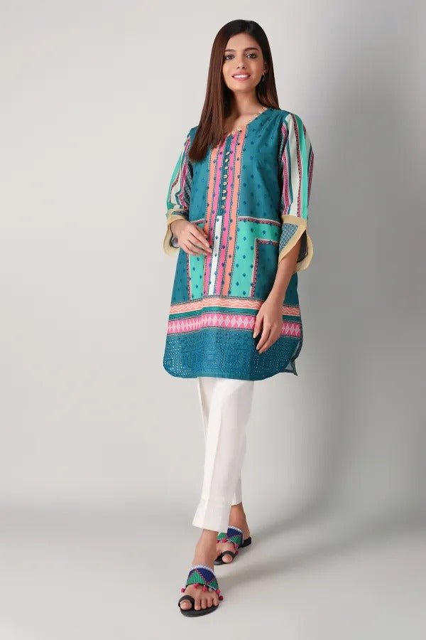 Ready to Wear Khaadi 1 Piece Kurta CTPE-20206 Blue