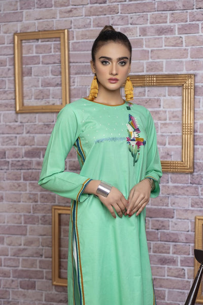 Ready to wear Embroidered Lawn Stitched Kurti By LSM-1711-ST