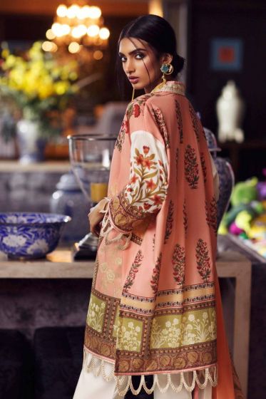 SANA SAFINAZ MAHAY 2 Piece Unstitched Ladies Lawn Suit H201-014B-BI
