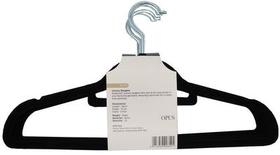 NON SLIP FLOCKED COAT CLOTHES HANGERS VELVET SPACE SAVING 5-COLOR (KIDS & ADULT)